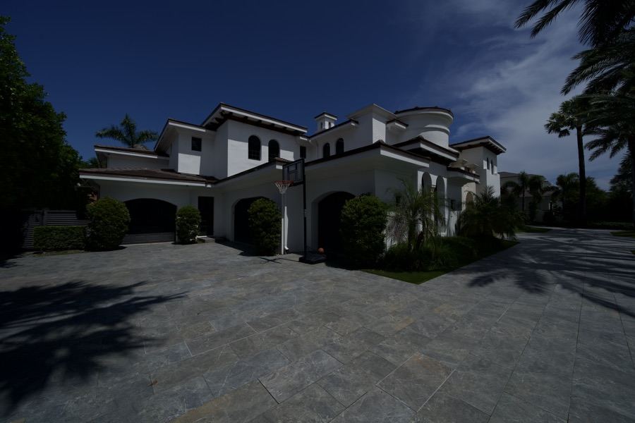 Selected RAW exposure before editing for hdr exterior sample 01